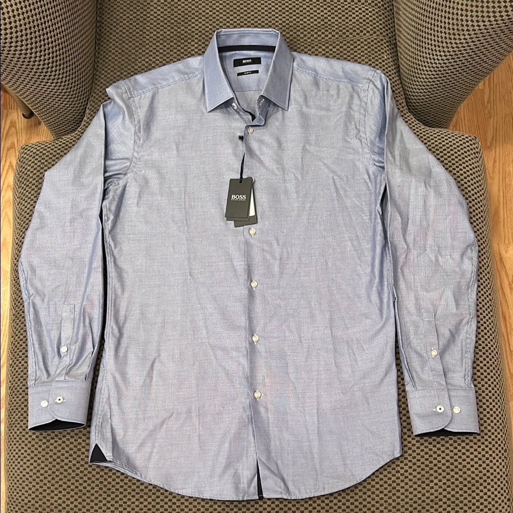 Hugo Boss Light Blue Dress Shirt- Men’s Small - New with tags